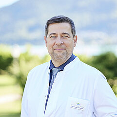 Portraitfoto Prof. Dr. med. Christian Firschke, Ärztlicher Direktor und Pandemiebeauftragter der Kliniken im Tegernseer Tal